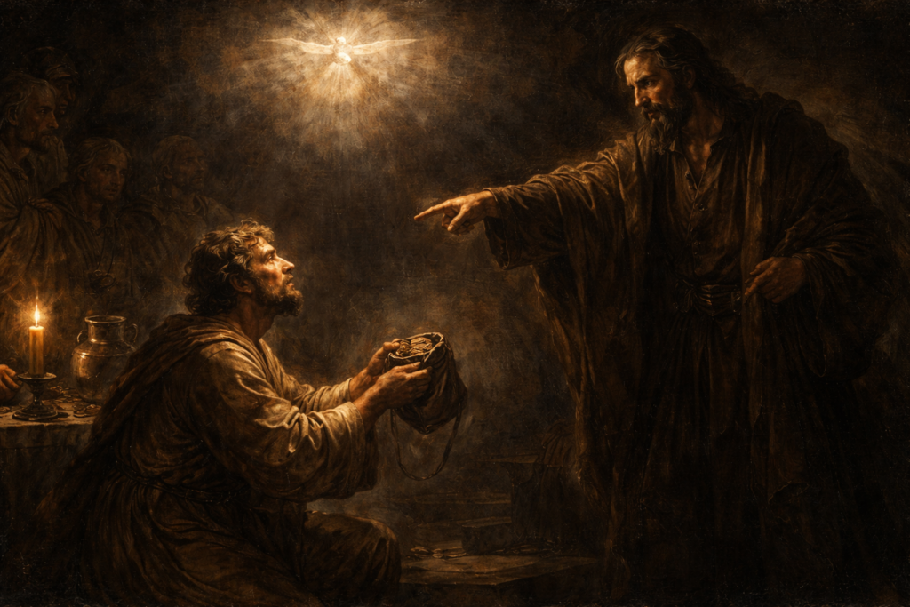 Acts 8 devotional — Simon the sorcerer offers money for the Holy Spirit